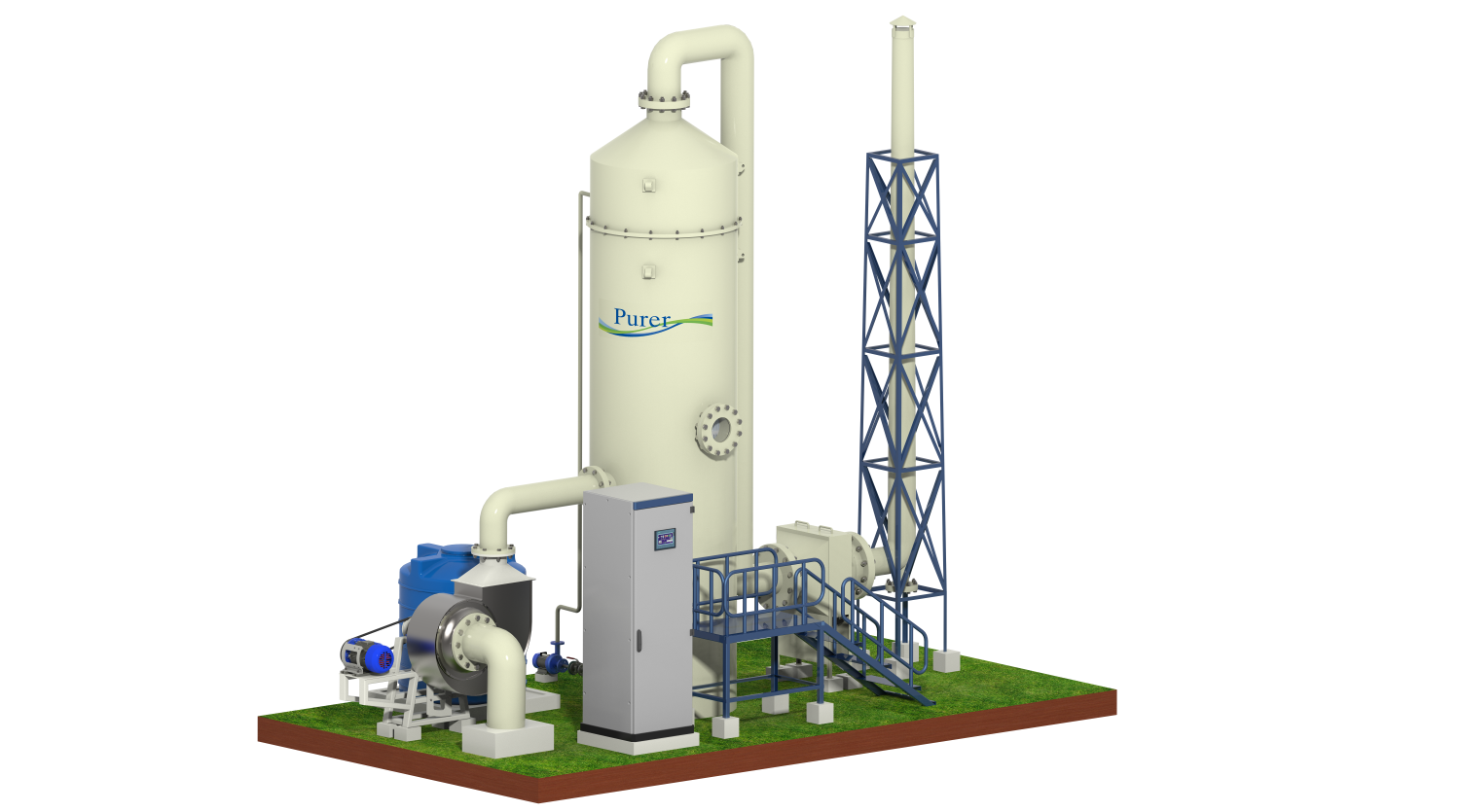 Biological Odour Control System & H2S Scrubber Model 2